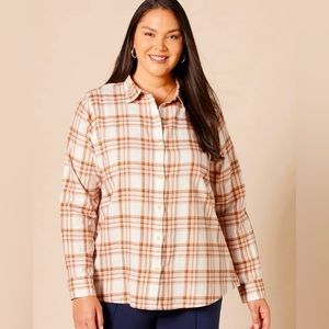 Amazon Essentials 100% cotton flannel shirt.
